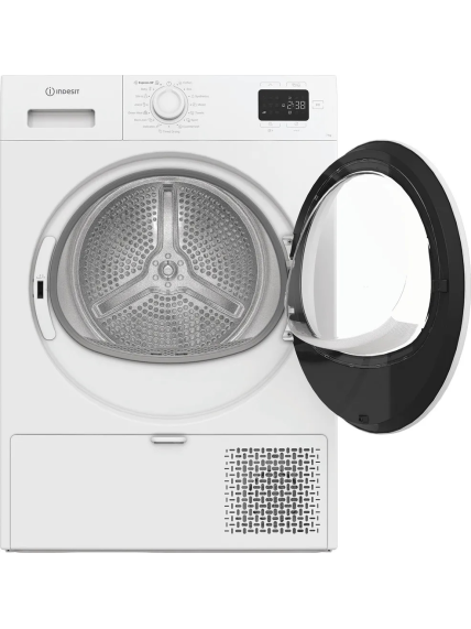 INDESIT Dryer Machine | C YSD 72D WW EE | Energy efficiency class E | Front loading | 7 kg | Heat pump | Digital | Depth 54.5 cm | White 2
