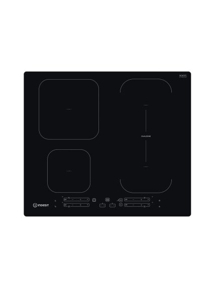 INDESIT | Hob | IB 65B60 NE | Induction | Number of burners/cooking zones 4 | Touch | Timer | Black
