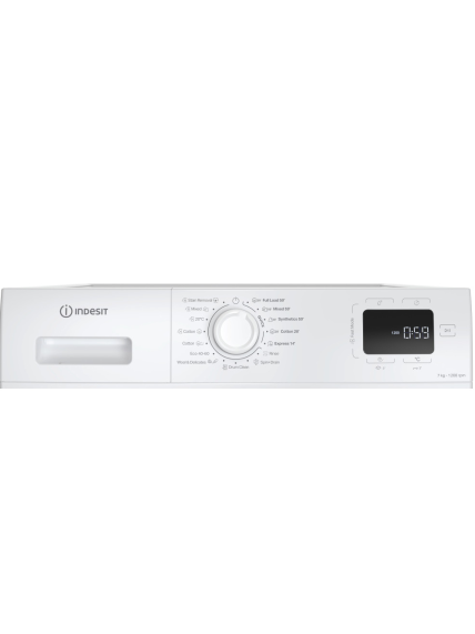 INDESIT Washing machine | IM 762 MY TIME EE | Energy efficiency class A | Front loading | Washing capacity 7 kg | 1200 RPM | Depth 50 cm | Width 60 cm | Display | Digit | Steam function | White 5 INDESIT Washing machine | IM 762 MY TIME EE | Energy efficiency class A | Front loading | Washing capacity 7 kg | 1200 RPM | Depth 50 cm | Width 60 cm | Display | Digit | Steam function | White 5