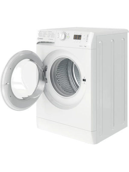 INDESIT | Washing machine | MTWA 71252 W EE | Energy efficiency class E | Front loading | Washing capacity 7 kg | 1200 RPM | Depth 54 cm | Width 59.5 cm | Display | LED | White 2