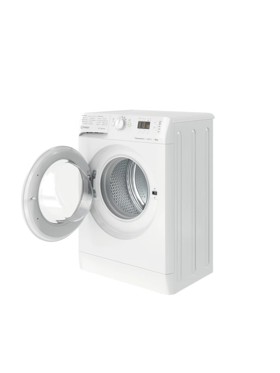 INDESIT | Washing Machine | MTWSA 61294 W EE | Energy efficiency class C | Front loading | Washing capacity 6 kg | 1200 RPM | Depth 42.5 cm | Width 59.5 cm | Display | LED | White 2