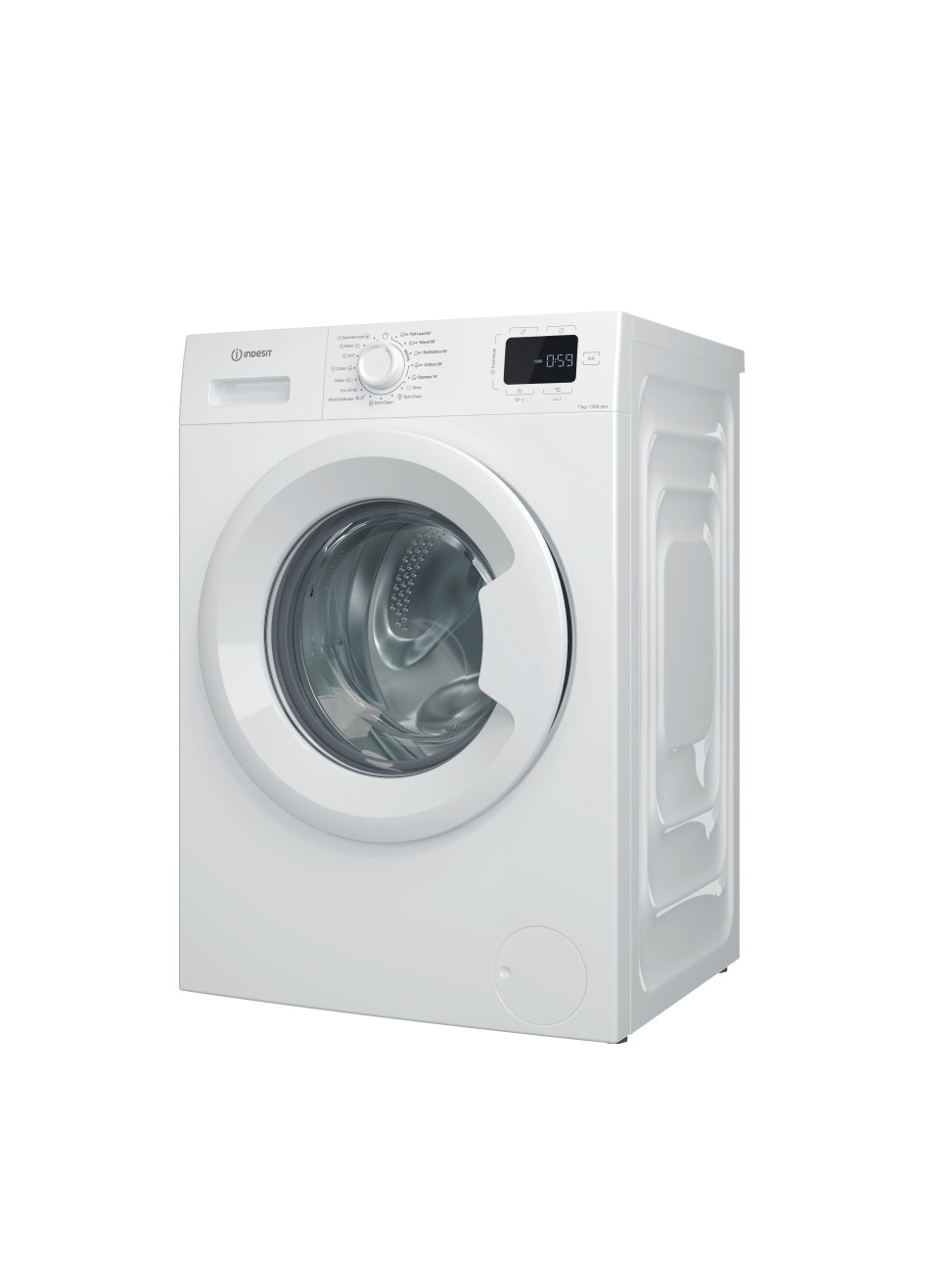 INDESIT Washing machine | IM 762 MY TIME EE | Energy efficiency class A | Front loading | Washing capacity 7 kg | 1200 RPM | Depth 50 cm | Width 60 cm | Display | Digit | Steam function | White INDESIT Washing machine | IM 762 MY TIME EE | Energy efficiency class A | Front loading | Washing capacity 7 kg | 1200 RPM | Depth 50 cm | Width 60 cm | Display | Digit | Steam function | White