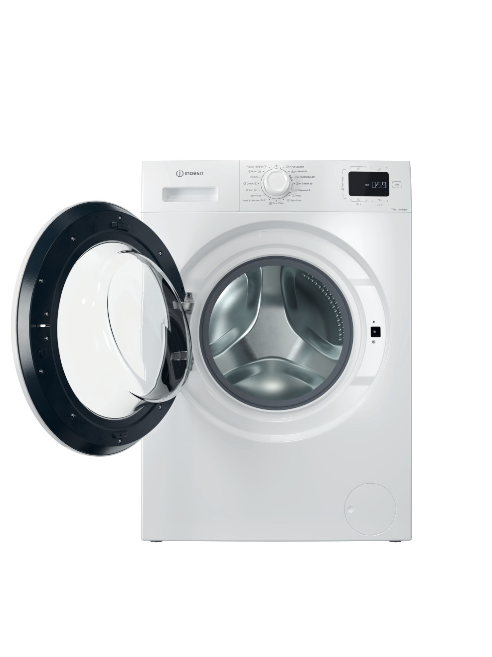 INDESIT Washing machine | IM 762 MY TIME EE | Energy efficiency class A | Front loading | Washing capacity 7 kg | 1200 RPM | Depth 50 cm | Width 60 cm | Display | Digit | Steam function | White 2 INDESIT Washing machine | IM 762 MY TIME EE | Energy efficiency class A | Front loading | Washing capacity 7 kg | 1200 RPM | Depth 50 cm | Width 60 cm | Display | Digit | Steam function | White 2