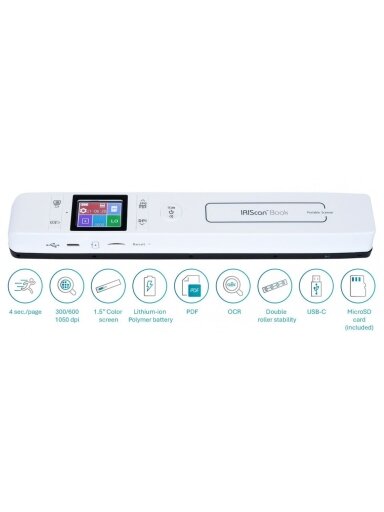 IRIS IRIScan Book 7 | Handheld Scanners