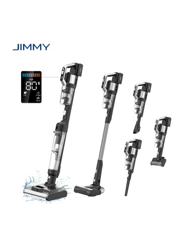 Jimmy Vacuum cleaner and washer | PW11 Pro Max-B | Cordless operating | Washing function | 460 W | 21.6 V | Operating time (max) 40-80 min | Black/Silver