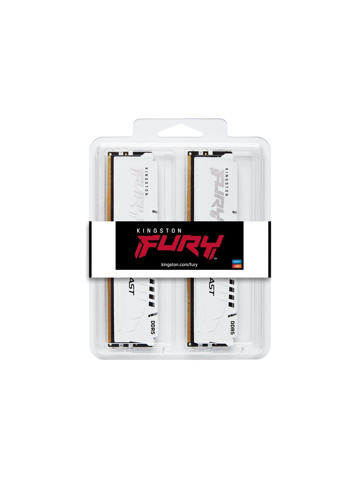Kingston KF560C30BWE-16 16GB 6000MT/s DDR5 CL30 DIMM FURY Beast White EXPO | Kingston 2 Kingston KF560C30BWE-16 16GB 6000MT/s DDR5 CL30 DIMM FURY Beast White EXPO | Kingston 2