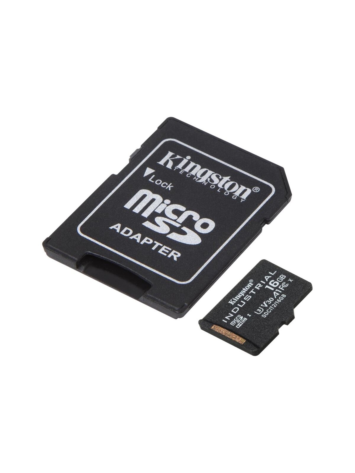 Kingston | UHS-I | 16 GB | microSDHC/SDXC Industrial Card | Flash memory class Class 10, UHS-I, U3, V30, A1 | SD Adapter 1