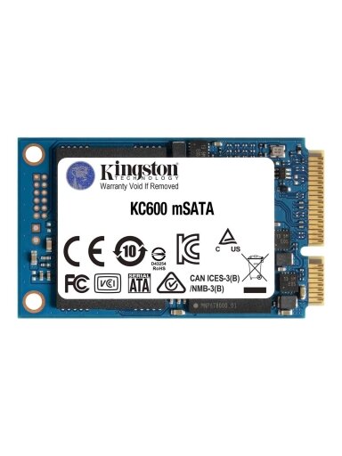 Kingston | KC600 | 1000 GB | Solid-state drive interface mSATA | Read speed 550 MB/s | Write speed 520 MB/s