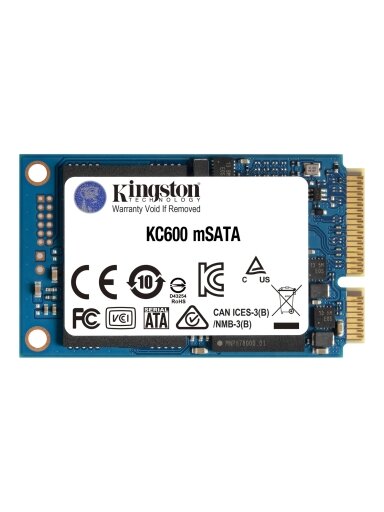 Kingston | KC600 | 512 GB | Solid-state drive interface mSATA | Read speed 550 MB/s | Write speed 520 MB/s
