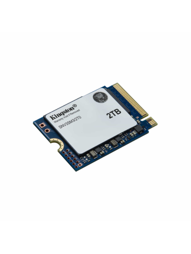 Kingston SSD | NV3 | 2000 GB | SSD form factor M.2 2230 | Solid-state drive interface PCIe 4.0 x4 NVMe | Read speed 6000 MB/s | Write speed 5000 MB/s