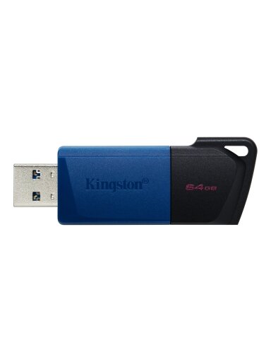 Kingston | USB 3.2 Flash Drive | DataTraveler Exodia M | 64 GB | USB 3.2 | Black/Blue Kingston | USB 3.2 Flash Drive | DataTraveler Exodia M | 64 GB | USB 3.2 | Black/Blue
