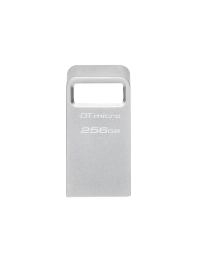 Kingston | USB 3.2 Flash Drive | DataTraveler micro | 256 GB | USB 3.2 | Silver Kingston | USB 3.2 Flash Drive | DataTraveler micro | 256 GB | USB 3.2 | Silver