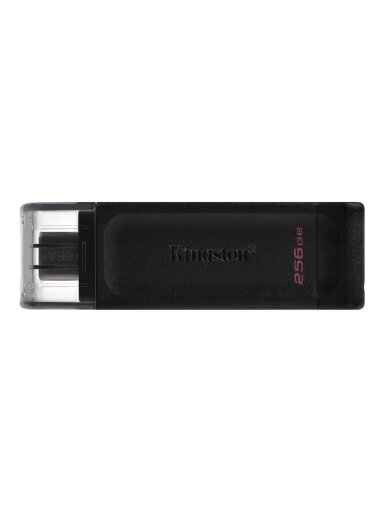 Kingston | USB Flash Drive | DataTraveler 70 | 256 GB | USB 3.2 Gen 1 Type-C | Black Kingston | USB Flash Drive | DataTraveler 70 | 256 GB | USB 3.2 Gen 1 Type-C | Black
