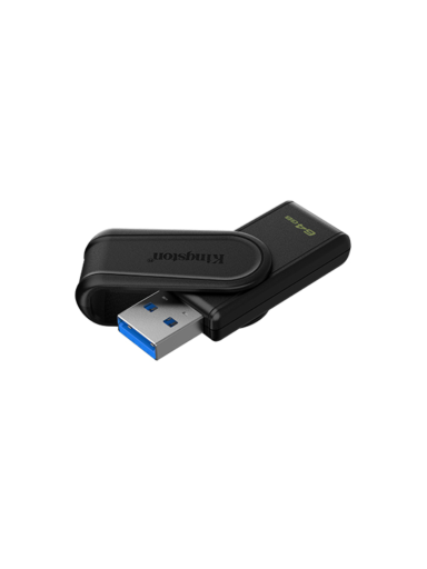 Kingston USB Flash Drive | DataTraveler Exodia S | 64 GB | USB 3.2 Gen 1 | Black Kingston USB Flash Drive | DataTraveler Exodia S | 64 GB | USB 3.2 Gen 1 | Black