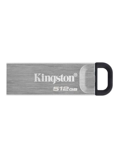 Kingston | USB Flash Drive | DataTraveler Kyson | 512 GB | Type-A USB 3.2 Gen 1 | Silver Kingston | USB Flash Drive | DataTraveler Kyson | 512 GB | Type-A USB 3.2 Gen 1 | Silver