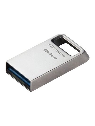Kingston | USB 3.2 Flash Drive | DataTraveler micro | 64 GB | USB 3.2 | Silver 1 Kingston | USB 3.2 Flash Drive | DataTraveler micro | 64 GB | USB 3.2 | Silver 1