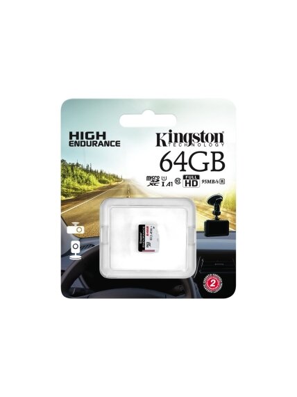 Kingston | Endurance | UHS-I U1 | 64 GB | micro SDXC | Flash memory class 10 1