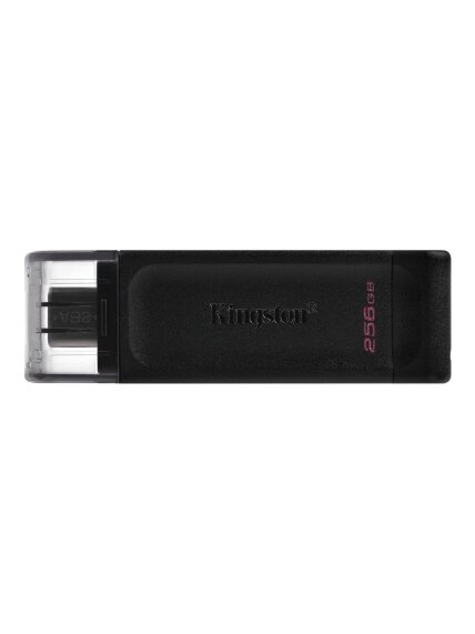 Kingston | USB Flash Drive | DataTraveler 70 | 256 GB | USB 3.2 Gen 1 Type-C | Black Kingston | USB Flash Drive | DataTraveler 70 | 256 GB | USB 3.2 Gen 1 Type-C | Black