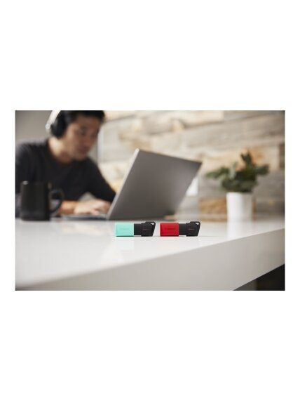 Kingston | USB Flash Drive | DataTraveler Exodia | 256 GB | USB 3.2 Gen 1 | Black/Teal 5 Kingston | USB Flash Drive | DataTraveler Exodia | 256 GB | USB 3.2 Gen 1 | Black/Teal 5