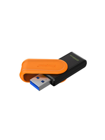 Kingston USB Flash Drive | DataTraveler Exodia S | 256 GB | USB 3.2 Gen 1 | Black/Orange 1