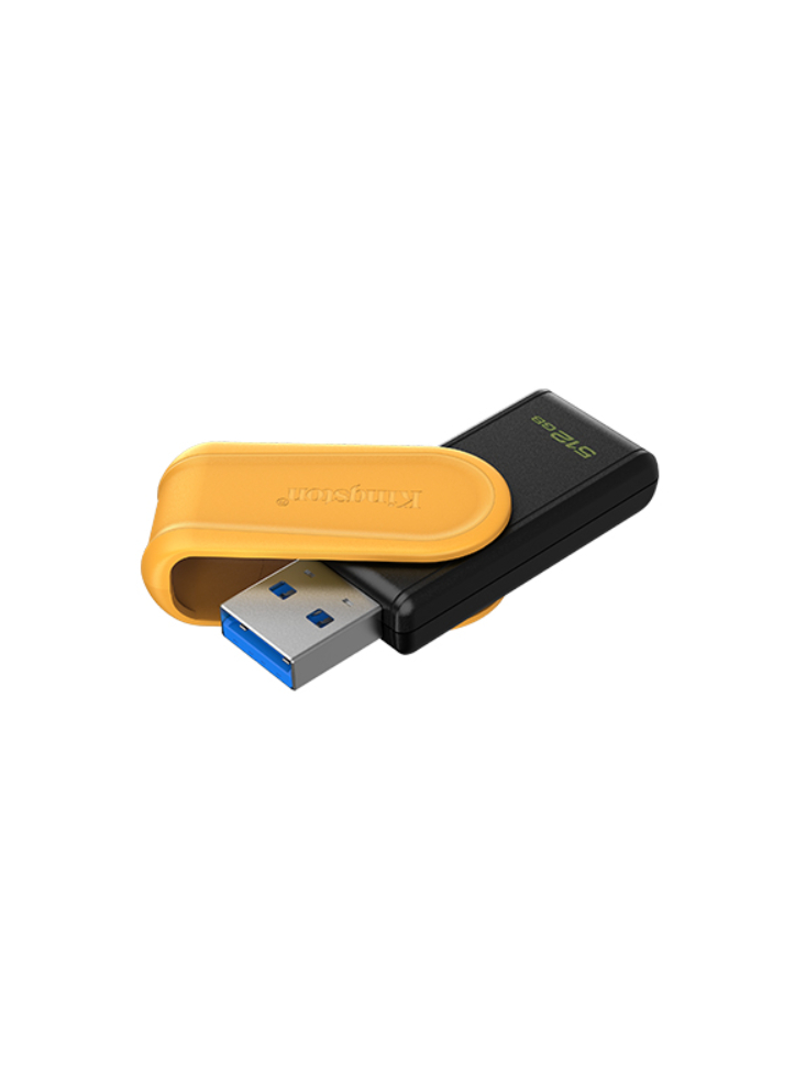 Kingston USB Flash Drive | DataTraveler Exodia S | 512 GB | USB 3.2 Gen 1 | Black/Yellow 1