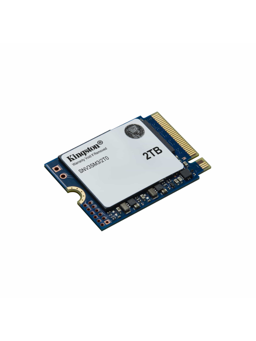 Kingston SSD | NV3 | 2000 GB | SSD form factor M.2 2230 | Solid-state drive interface PCIe 4.0 x4 NVMe | Read speed 6000 MB/s | Write speed 5000 MB/s 1