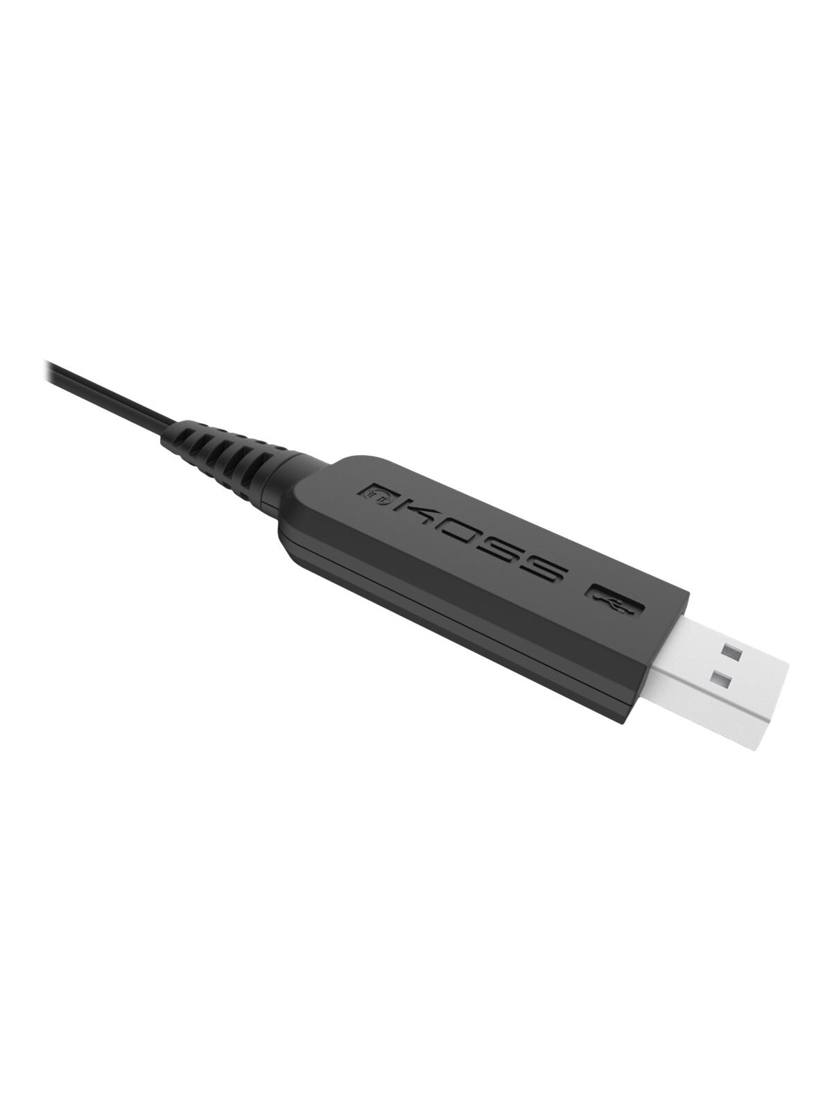 Koss | Headphones | CS200 USB | Wired | On-Ear | Microphone | Black 2