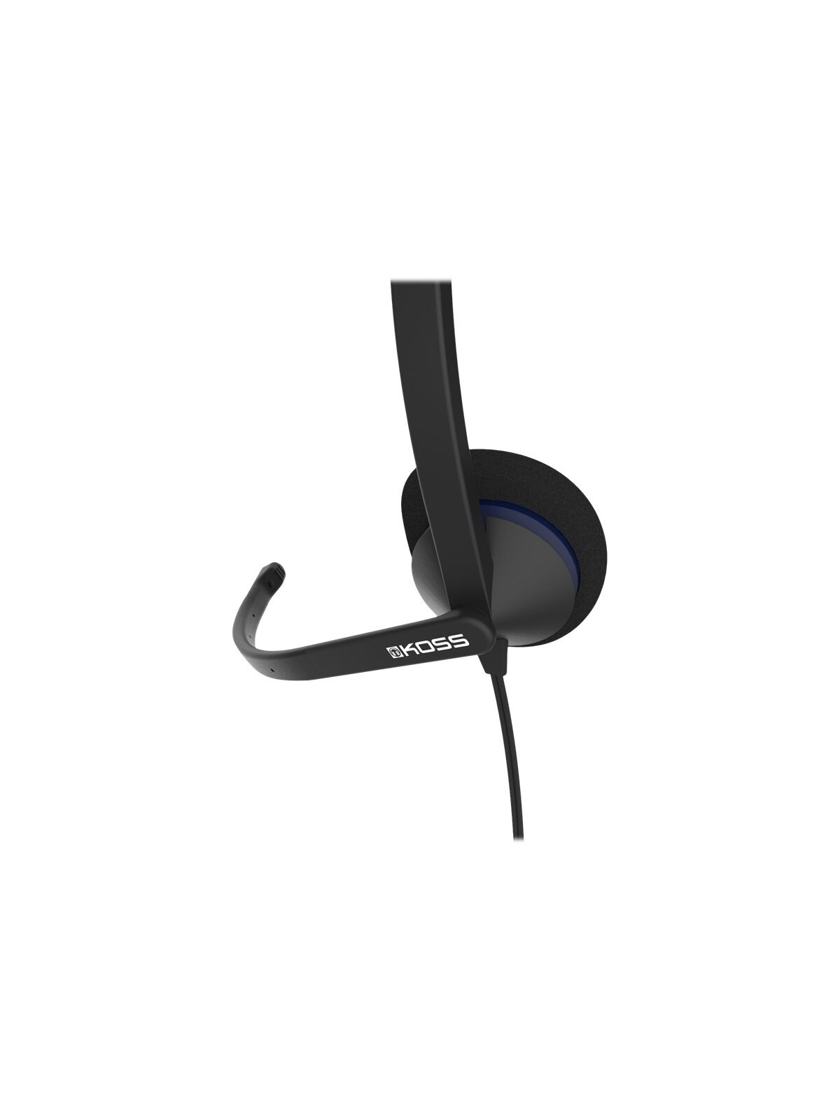 Koss | Headphones | CS200 USB | Wired | On-Ear | Microphone | Black 3