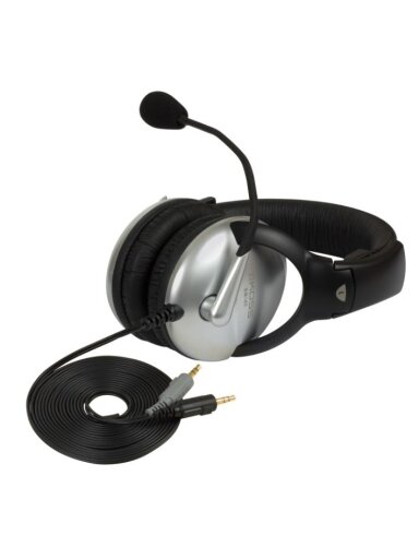 Koss | Headphones | SB45 | Wired | On-Ear | Microphone | Silver/Black | Noise canceling