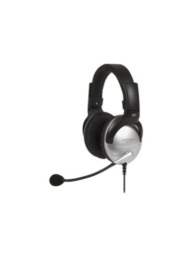 Koss | Headphones | SB45 | Wired | On-Ear | Microphone | Silver/Black | Noise canceling