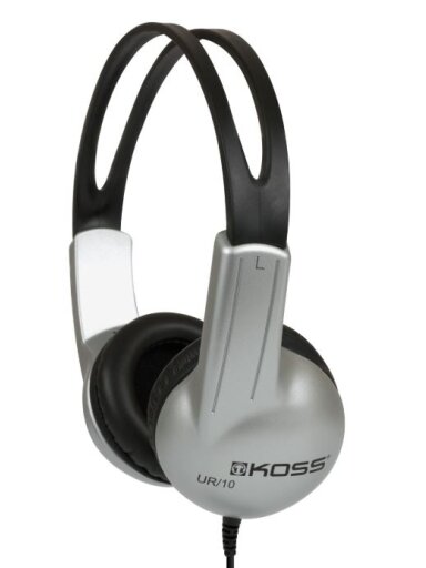 Koss | Headphones | UR10 | Wired | On-Ear | Silver/Black