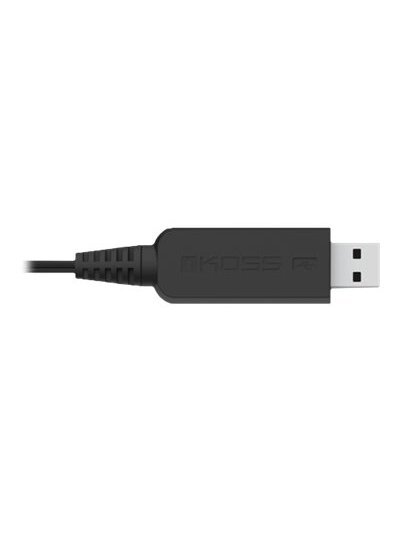 Koss | Headphones | CS195 USB | Wired | On-Ear | Microphone | Black 4 Koss | Headphones | CS195 USB | Wired | On-Ear | Microphone | Black 4