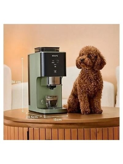 Krups Coffee Crush Coffee maker SA401LE0, Black/Green 6 Krups Coffee Crush Coffee maker SA401LE0, Black/Green 6