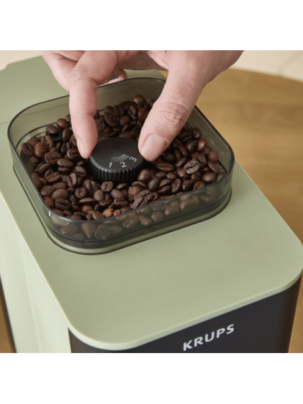Krups Coffee Crush Coffee maker SA401LE0, Black/Green 3 Krups Coffee Crush Coffee maker SA401LE0, Black/Green 3