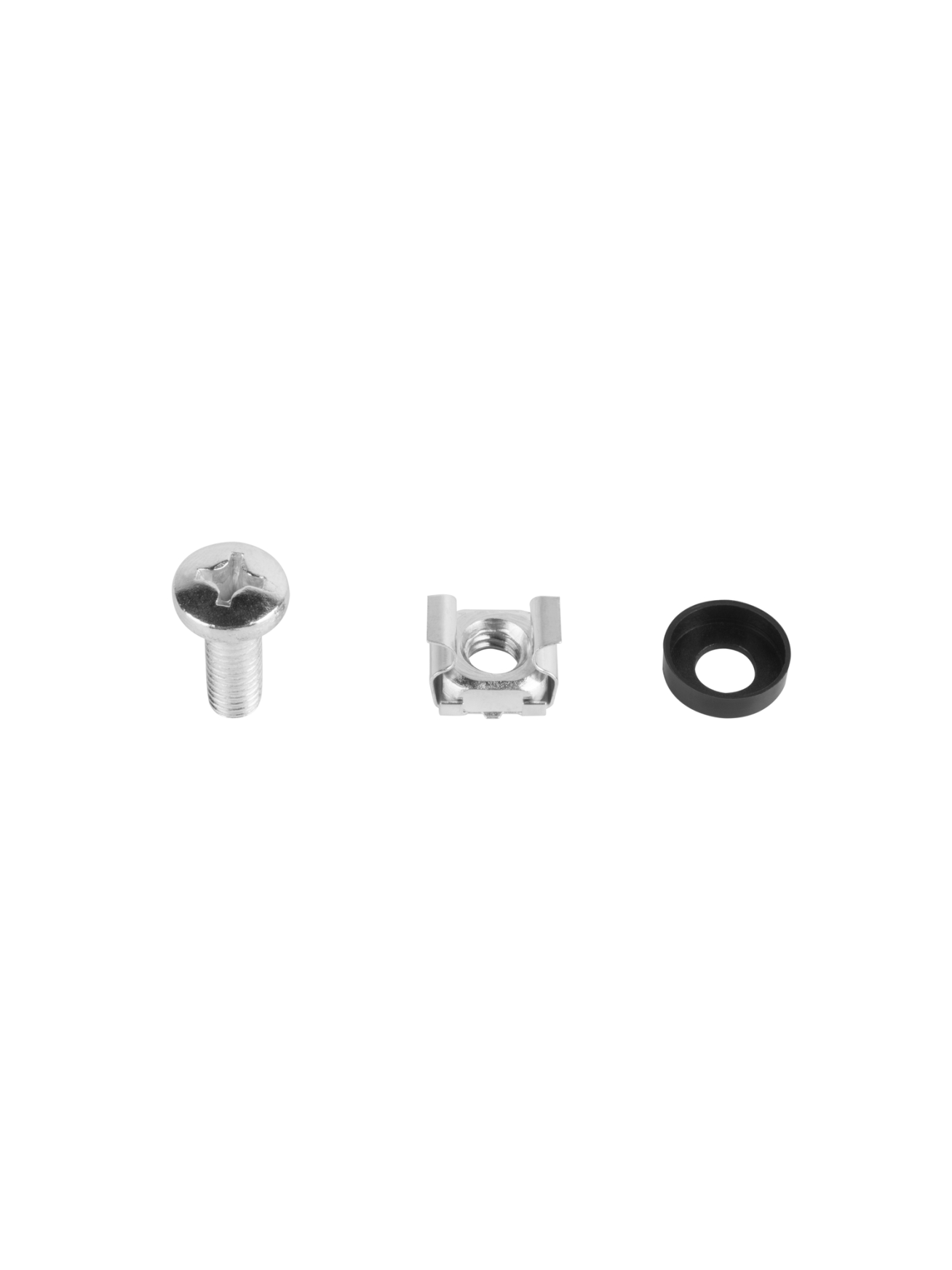 Lanberg | 19" Mounting screws set (basket, washer, screw), 10 pcs | AK-1304-S Lanberg | 19" Mounting screws set (basket, washer, screw), 10 pcs | AK-1304-S