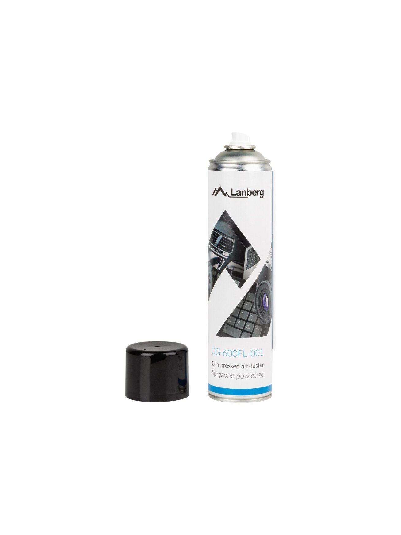 Lanberg | CG-600FL-001 | Air Duster | 600 ml 2 Lanberg | CG-600FL-001 | Air Duster | 600 ml 2