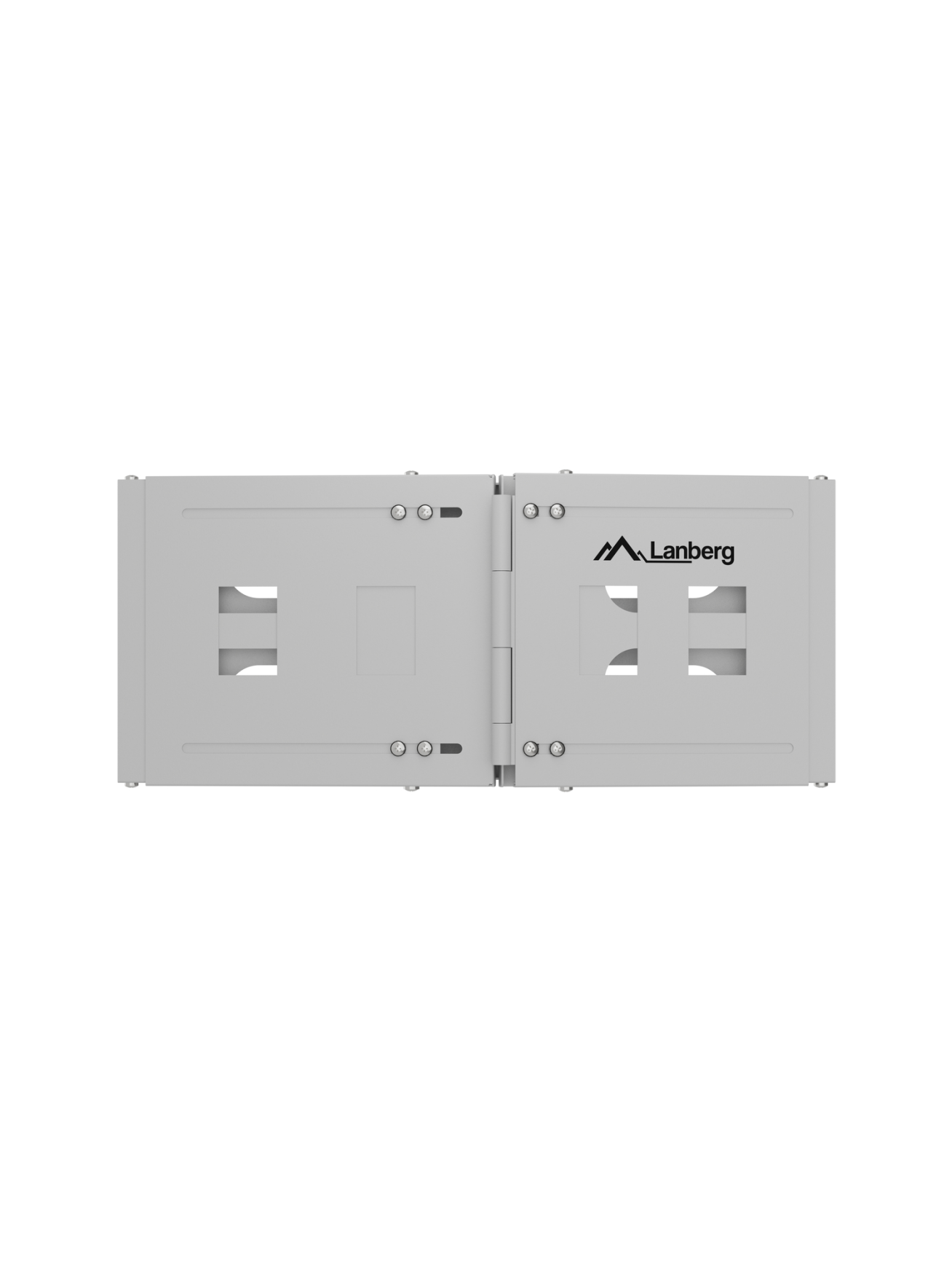 Lanberg Folding Bracket Wall-mount 19" 4U | FB01-5404-10S | Grey 2
