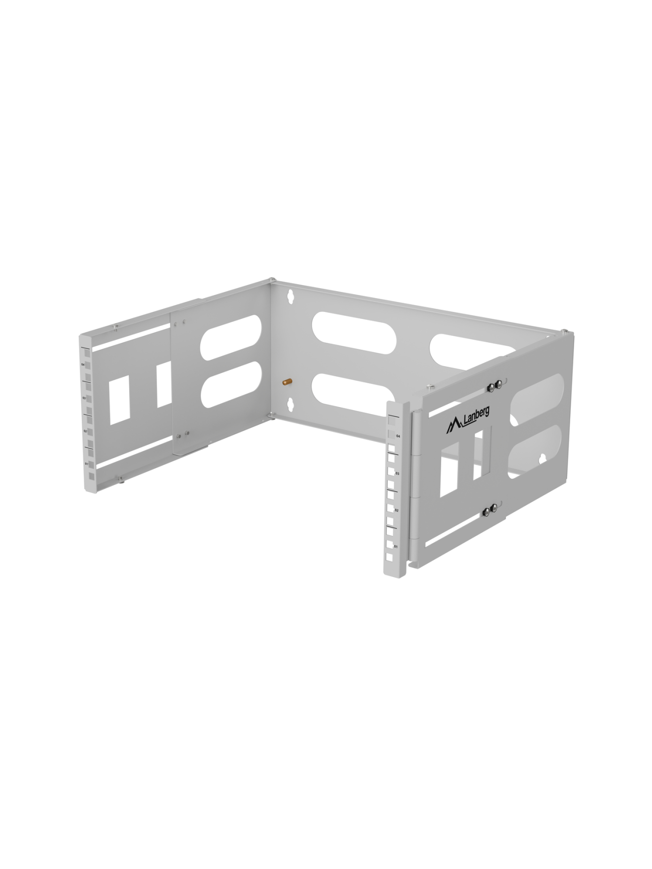 Lanberg Folding Bracket Wall-mount 19" 4U | FB01-5404-10S | Grey Lanberg Folding Bracket Wall-mount 19" 4U | FB01-5404-10S | Grey