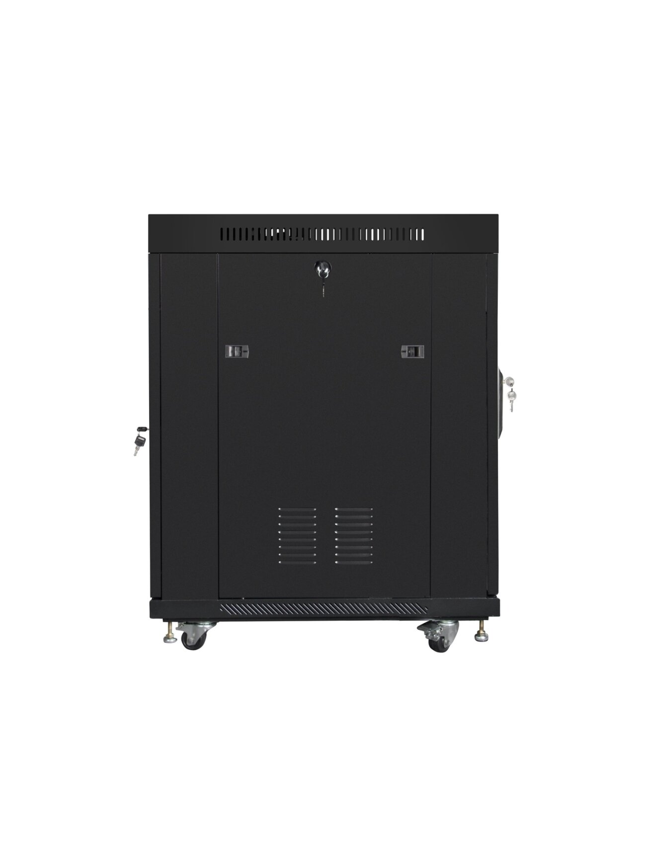 Lanberg | Rack cabinet 19" free-standing 15U/600x800 (flat pack) with glass door, LCD | FF01-6815-12BL | Black 4 Lanberg | Rack cabinet 19" free-standing 15U/600x800 (flat pack) with glass door, LCD | FF01-6815-12BL | Black 4