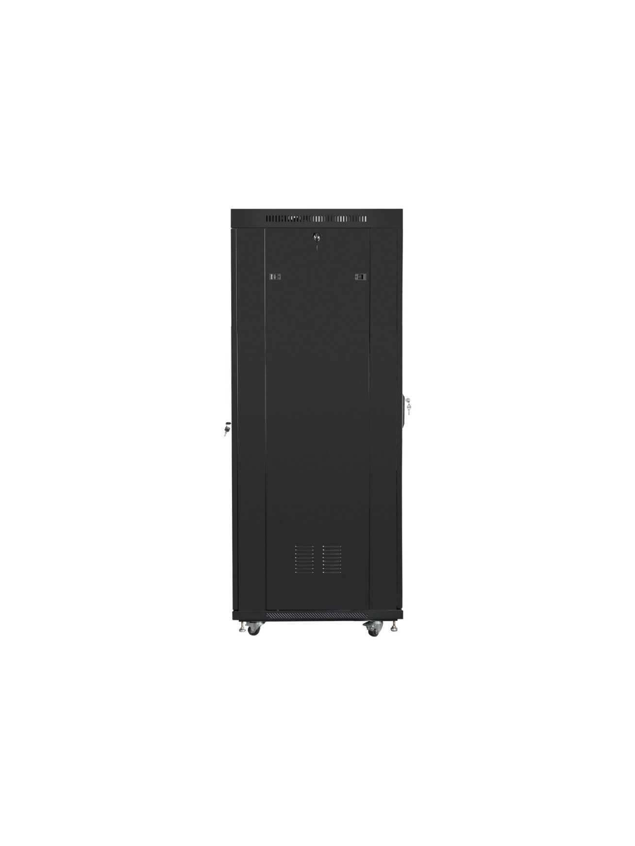 Lanberg | Rack cabinet 19" free-standing 37U/600x800 (flat pack) with glass door, LCD | FF01-6837-12BL | Black 3 Lanberg | Rack cabinet 19" free-standing 37U/600x800 (flat pack) with glass door, LCD | FF01-6837-12BL | Black 3