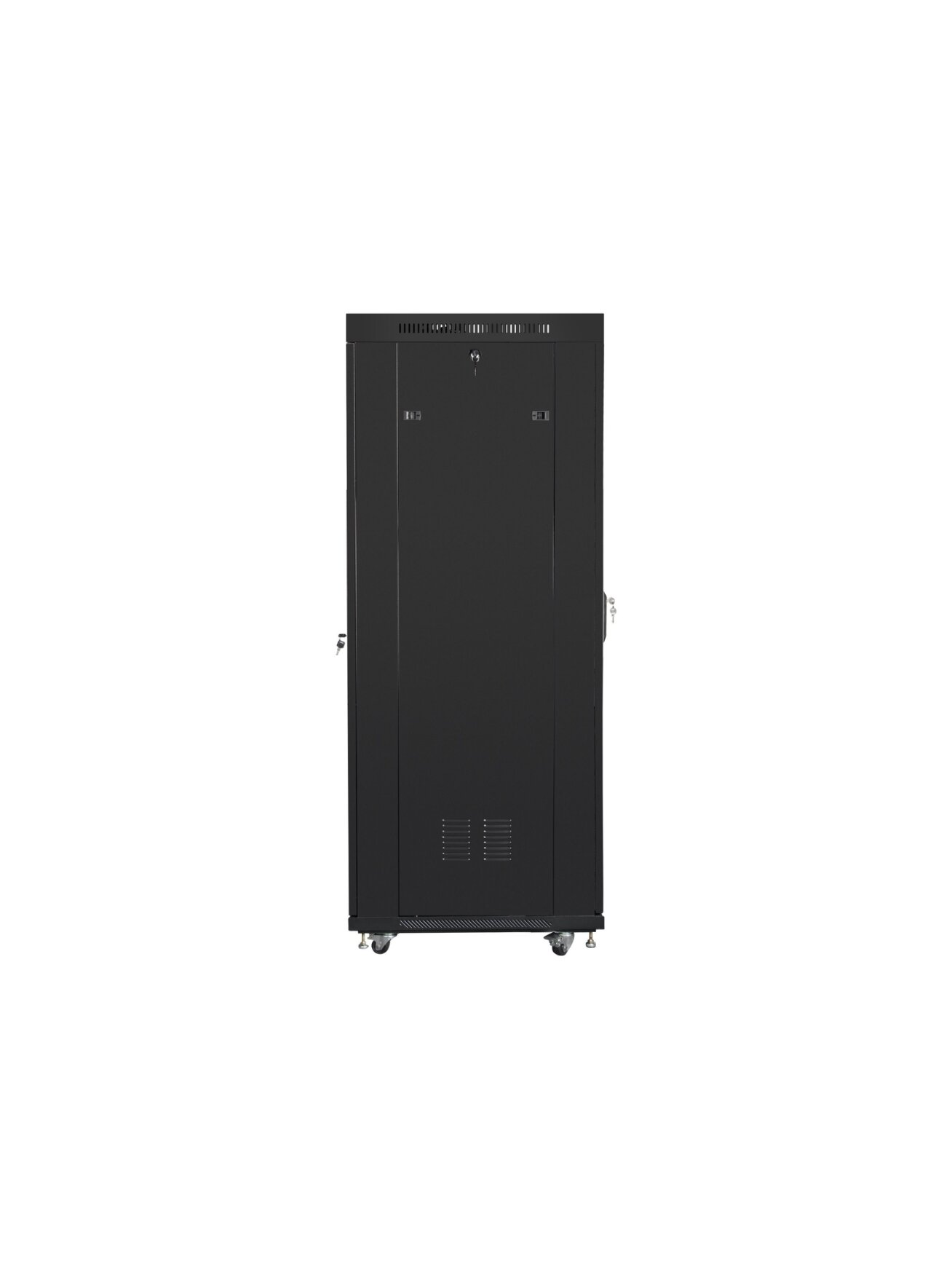 Lanberg | Rack cabinet 19" free-standing 37U/600x800 (flat pack) with mesh door, LCD | FF01-6837-23BL | Black 3 Lanberg | Rack cabinet 19" free-standing 37U/600x800 (flat pack) with mesh door, LCD | FF01-6837-23BL | Black 3