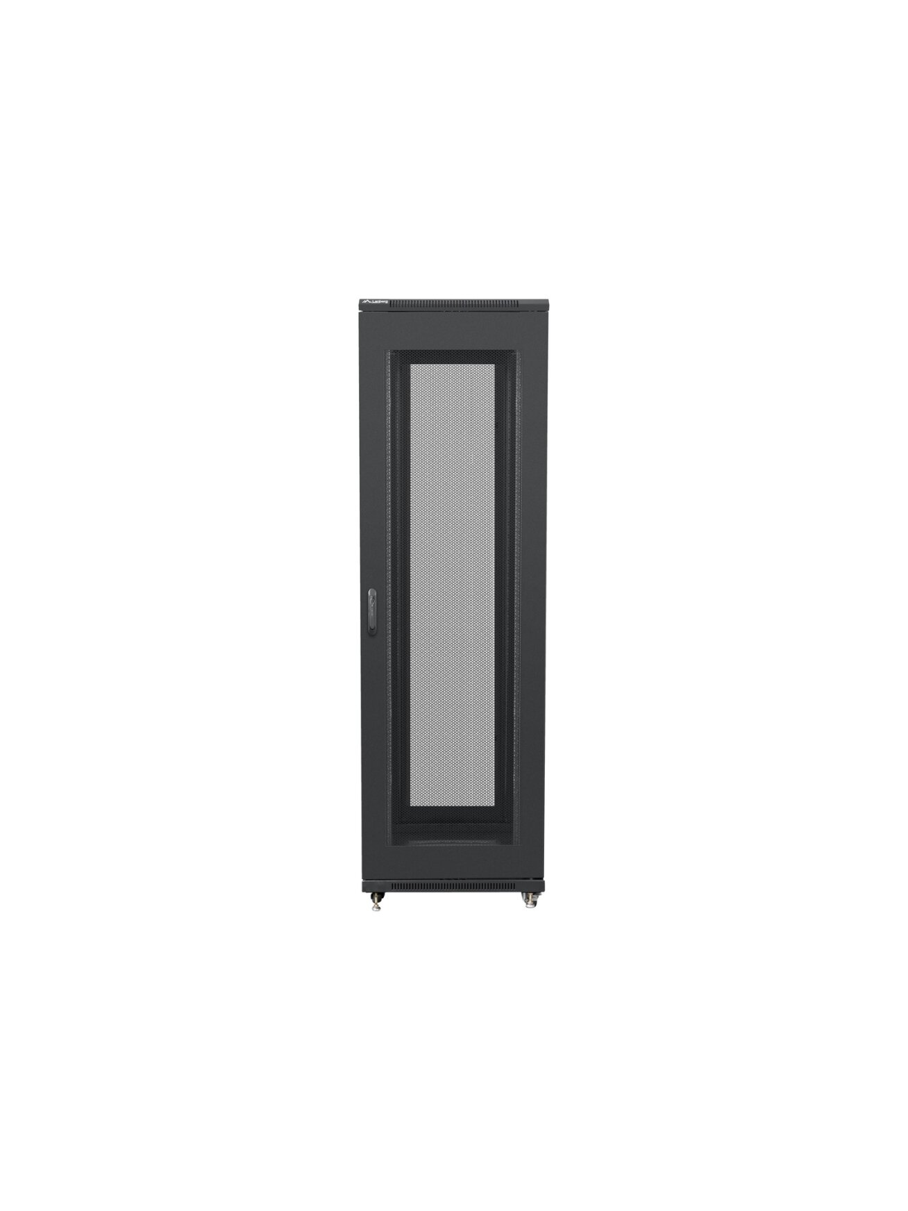 Lanberg | Rack cabinet 19" free-standing 42U/600x800 (flat pack) with mesh door | FF01-6842-23B | Black 1 Lanberg | Rack cabinet 19" free-standing 42U/600x800 (flat pack) with mesh door | FF01-6842-23B | Black 1