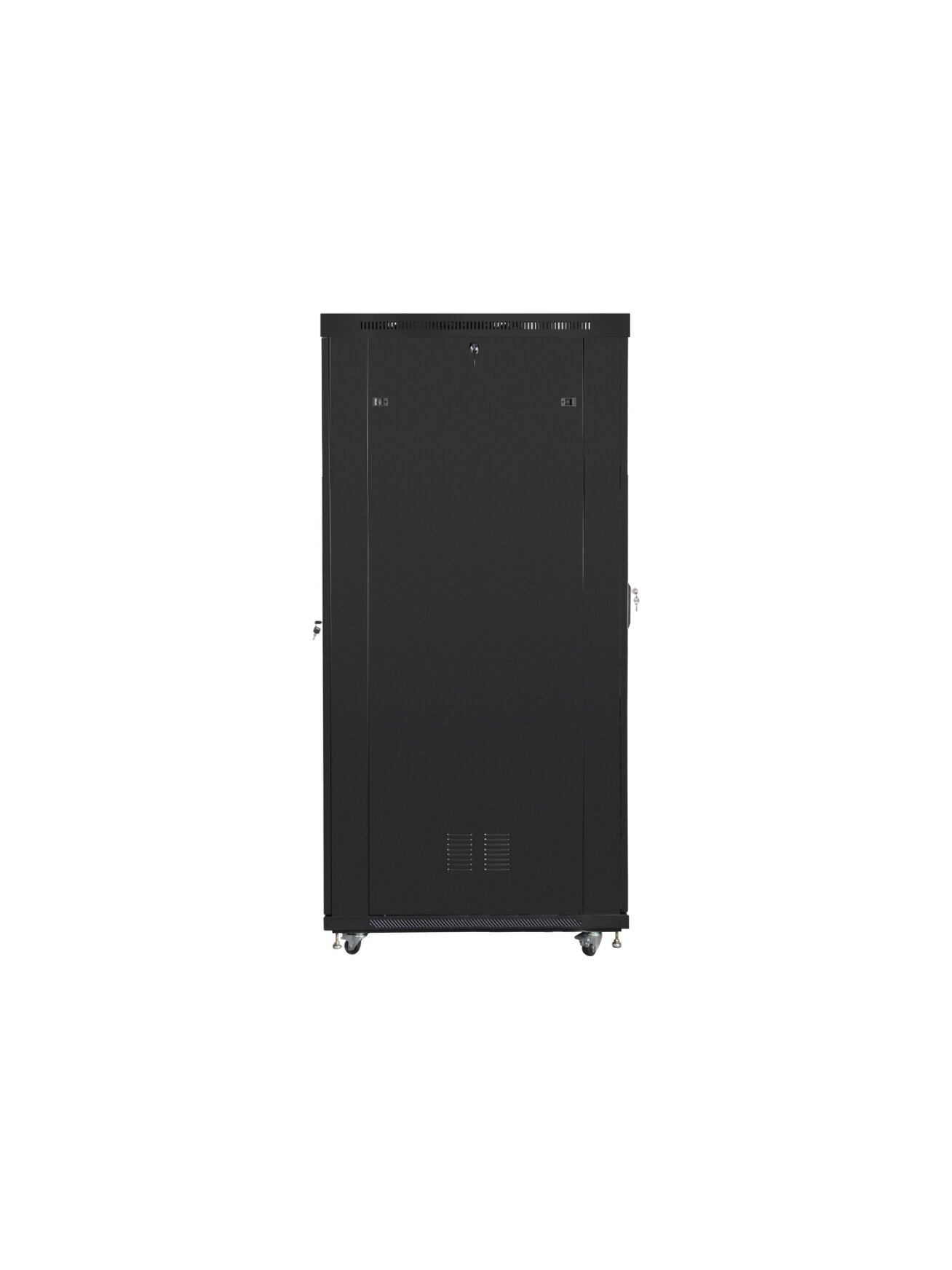 Lanberg | Rack cabinet 19" free-standing 42U/800x1200 (flat pack) with glass door, LCD | FF01-8242-12BL | Black 3 Lanberg | Rack cabinet 19" free-standing 42U/800x1200 (flat pack) with glass door, LCD | FF01-8242-12BL | Black 3