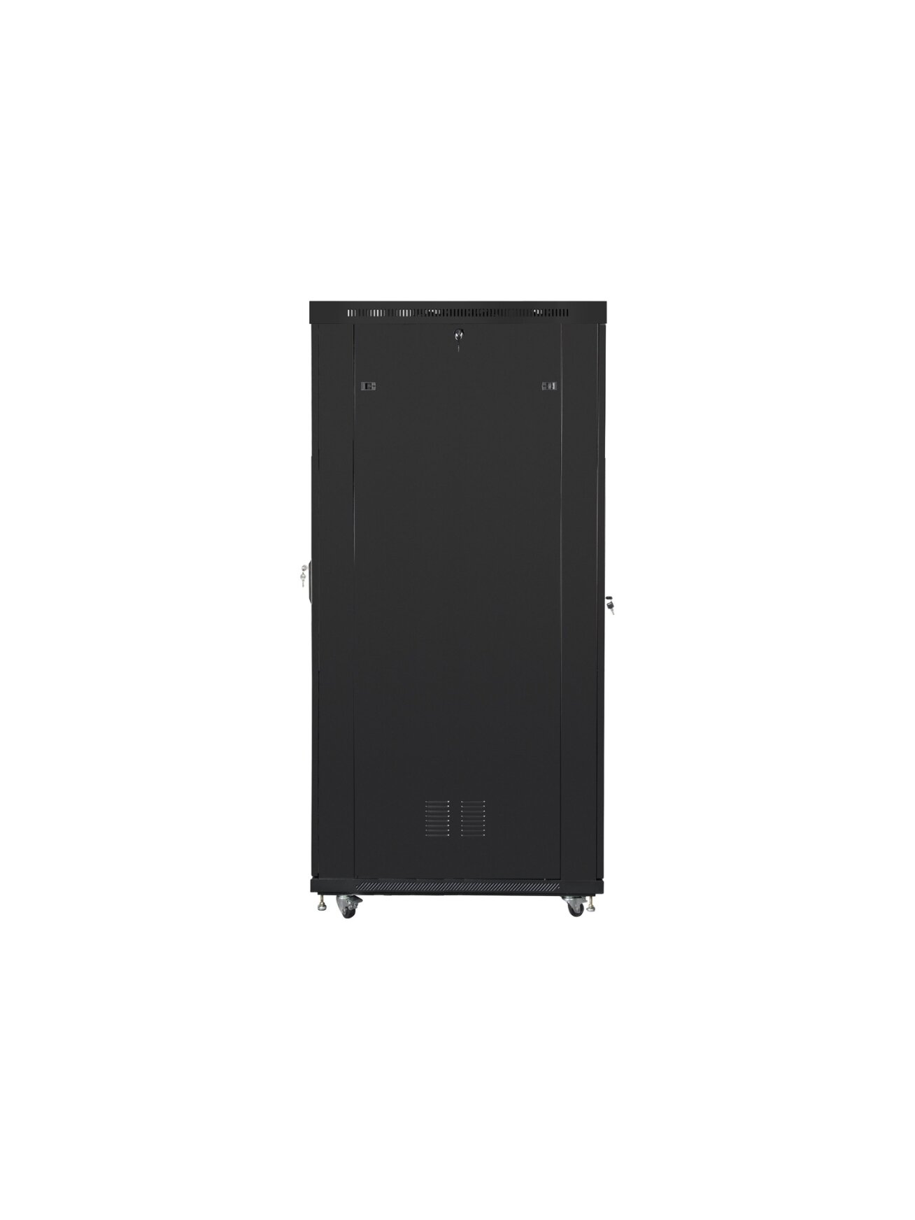 Lanberg | Rack cabinet 19" free-standing 42U/800x1200 (flat pack) with glass door, LCD | FF01-8242-12BL | Black 4 Lanberg | Rack cabinet 19" free-standing 42U/800x1200 (flat pack) with glass door, LCD | FF01-8242-12BL | Black 4