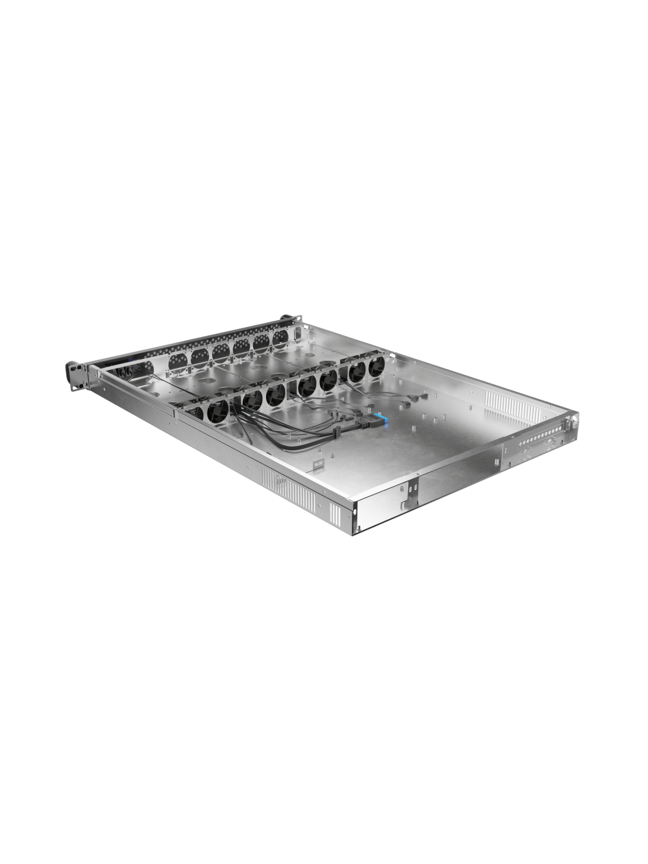 Lanberg Rackmount server chassis E-ATX 650/12 19"/1U | SC01-6501-12B | Black 2
