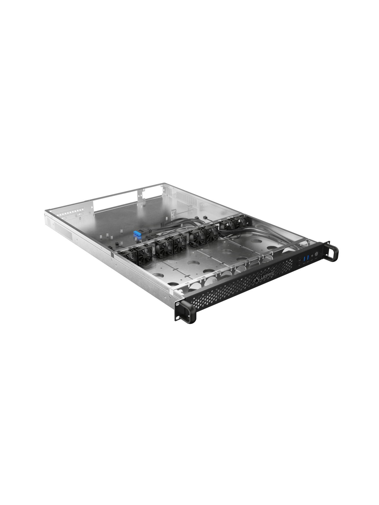 Lanberg Rackmount server chassis E-ATX 650/12 19"/1U | SC01-6501-12B | Black 1 Lanberg Rackmount server chassis E-ATX 650/12 19"/1U | SC01-6501-12B | Black 1