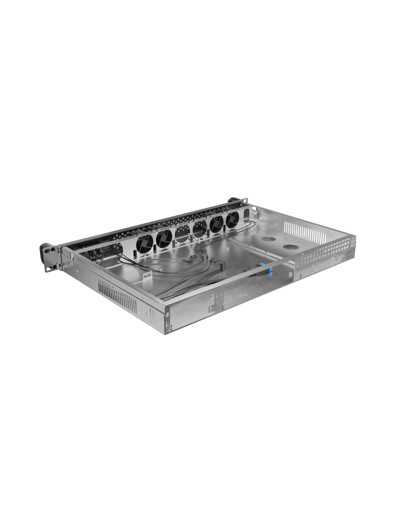 Lanberg Rackmount server chassis ITX 300/10 19"/1U | SC01-3001-10B | Black 2