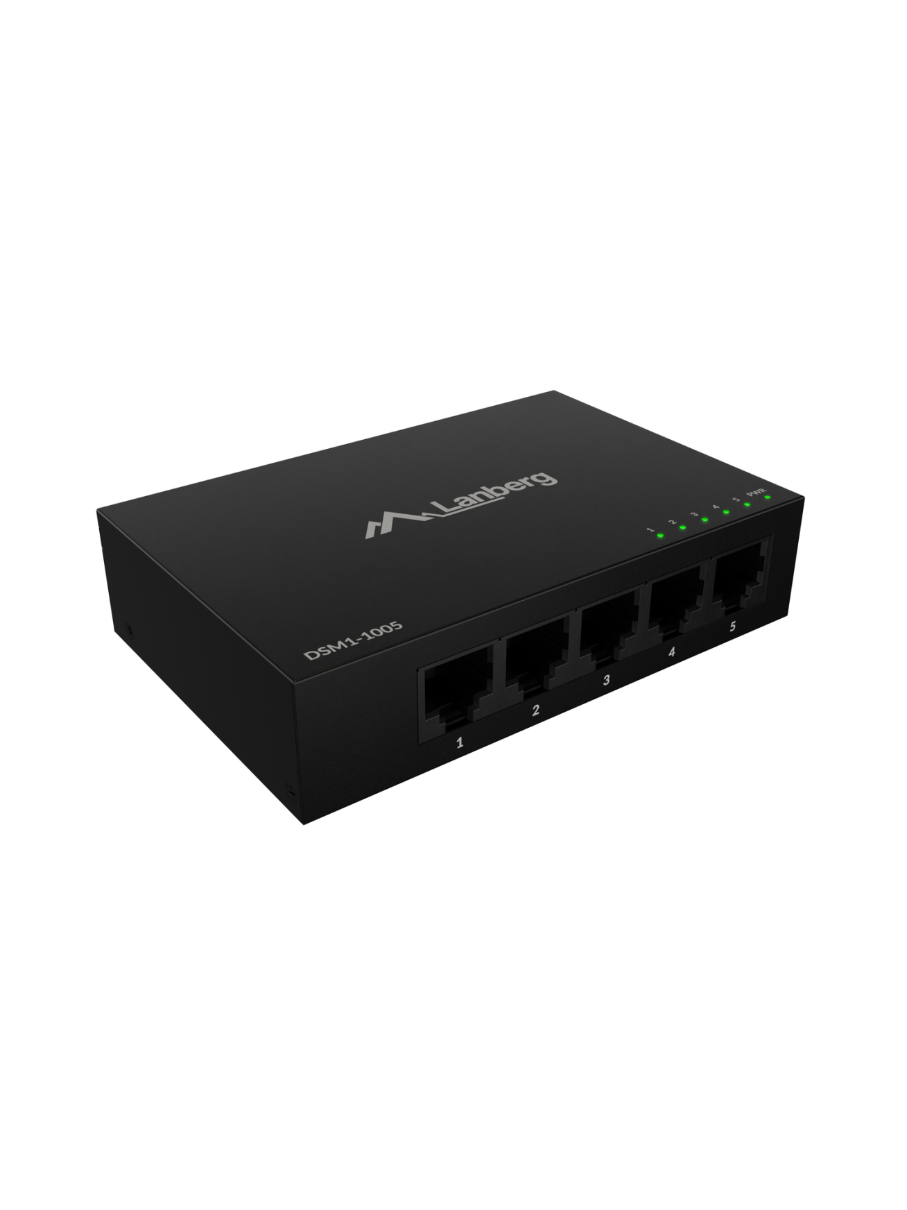 Lanberg Switch 5x1GB/s Unmanagment Gigabit Ethernet Desktop 12V metal case | DSM1-1005 | Unmanaged | Desktop 1 Lanberg Switch 5x1GB/s Unmanagment Gigabit Ethernet Desktop 12V metal case | DSM1-1005 | Unmanaged | Desktop 1