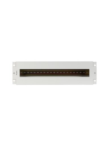 Lanberg 19" 3U Voltage Distrubution Panel with Din Rail TS-35 | Grey