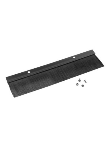 Lanberg 19" cable entry brush panel | AK-1102-B | Black Lanberg 19" cable entry brush panel | AK-1102-B | Black
